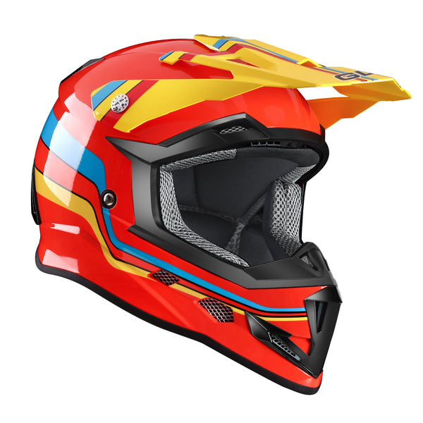 Red store atv helmet