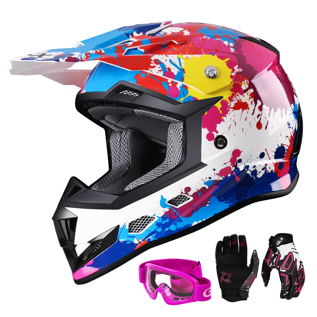 Kids dot helmet on sale